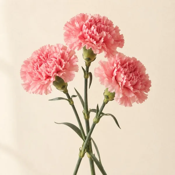 Œillets roses (illustration)
